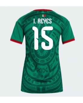 Billige Fotballdrakt Mexico Israel Reyes #15 Replika Hjemmedrakt Dame VM 2026 Kortermet Billige Fotballdrakt Mexico Israel Reyes #15 Replika Hjemmedrakt Dame VM 2026 Kortermet